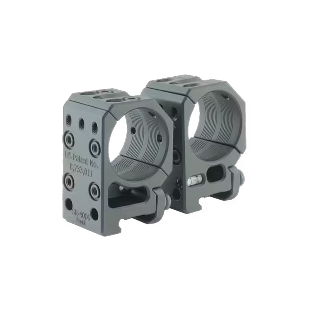 Spuhr Separate 34mm 0MIL/0MOA 1.35&quot; Scope Rings w/ Leveling Kit SR-4006