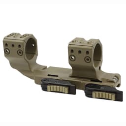 Spuhr Cantilever Unimount 30mm 0MIL/0MOA 1.5" Quick-Detach Picatinny Scope FDE Mount QDP-3016-FDE