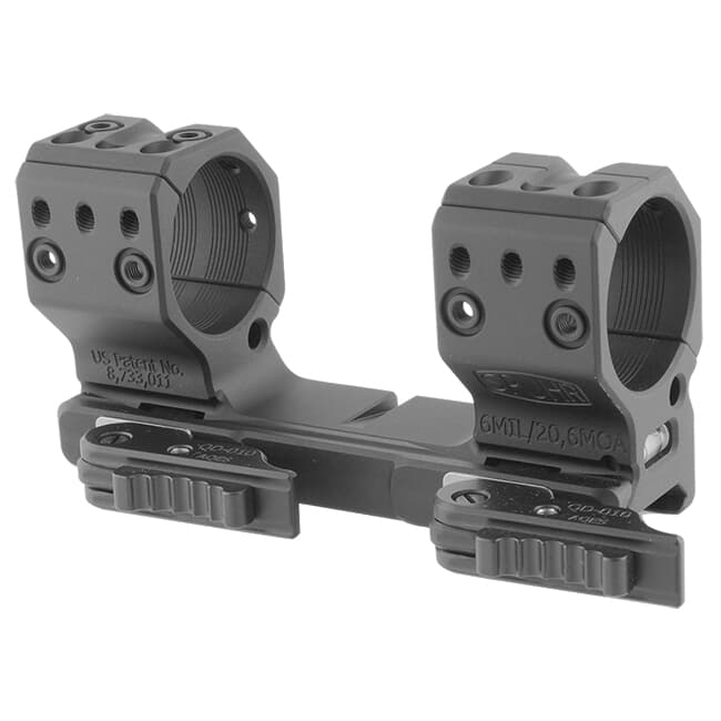 Spuhr QDP Unimount 34mm 6MIL/20.6MOA 1.5&quot; Quick-Detach Picatinny Scope Mount QDP-4602