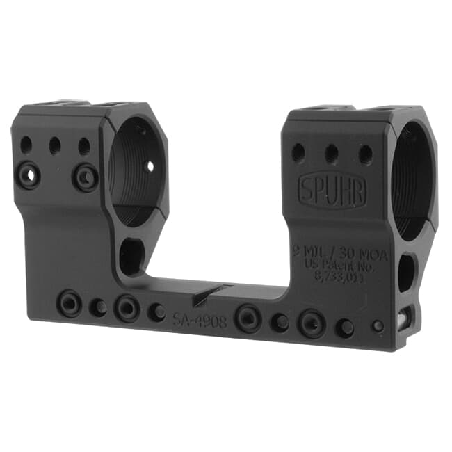 Spuhr Unimounts 34 mm AI, Height: 44 mm/1.732" Length: 121 mm/4.76" 9 MIL/30 MOA (NVG) SA-4908