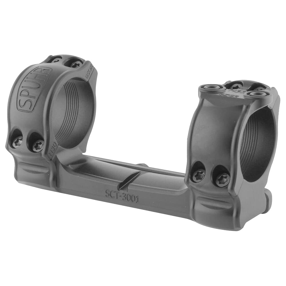 Spuhr Hunting Series 30mm 0MIL/0MOA 1.18&quot; TRG 22/42 &amp; T3x Dovetail Scope Mount SCT-3001