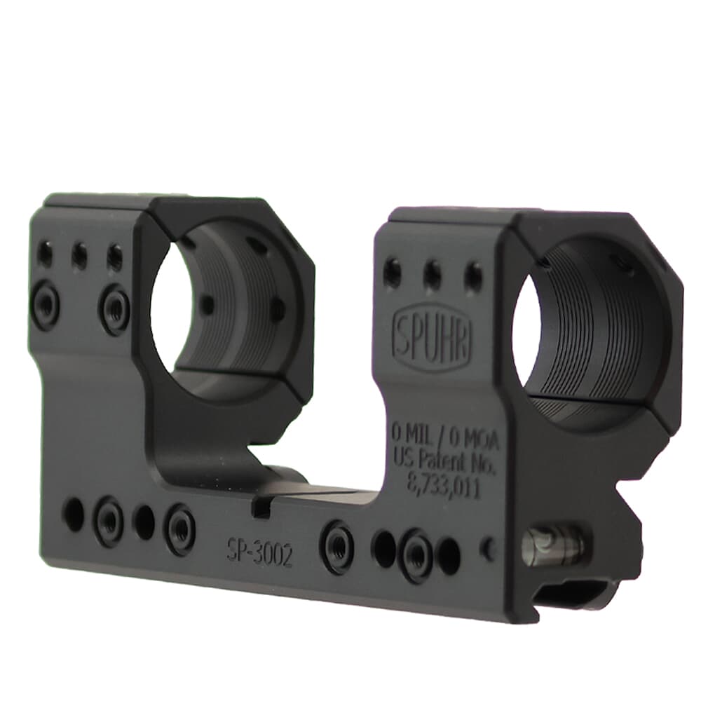 Spuhr Unimount 30mm 0MIL/0MOA 1.5&quot; Picatinny Scope Mount SP-3002M
