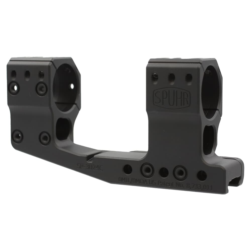 Spuhr Cantilever Unimount 30mm 0MIL/MOA 1.89&quot; Gen 3 Picatinny Scope Mount SP-3024C