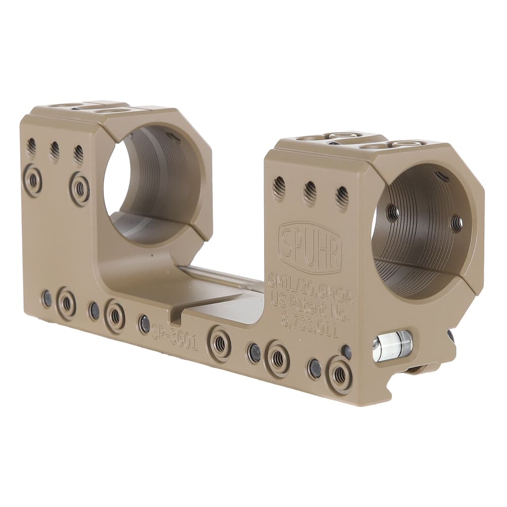 Spuhr Cantilever Unimount 30mm 0MIL/MOA 1.26" Gen 3 Noveske Shooting Team Picatinny FDE Scope Mount SP-3026C-FDE
