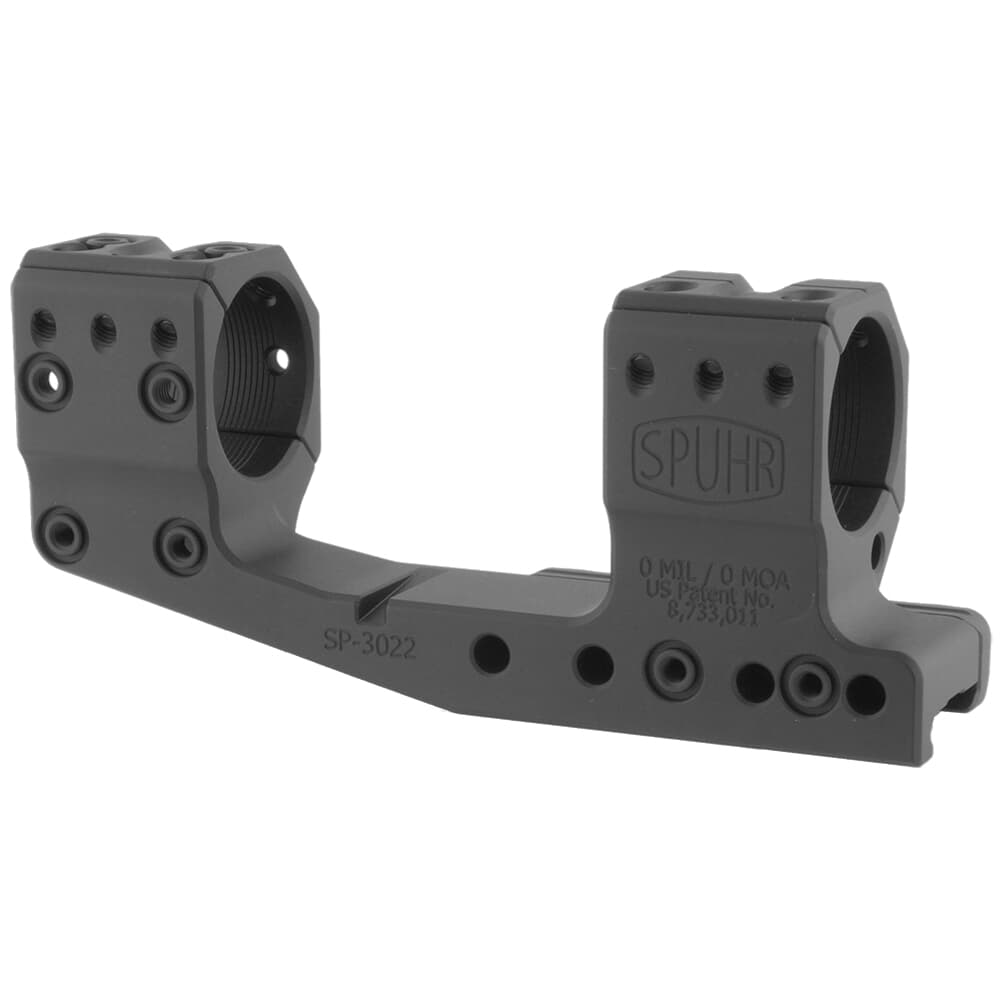 Spuhr Cantilever Unimount 30mm 0 MIL/MOA 1.5" Picatinny Scope Mount SP-3022