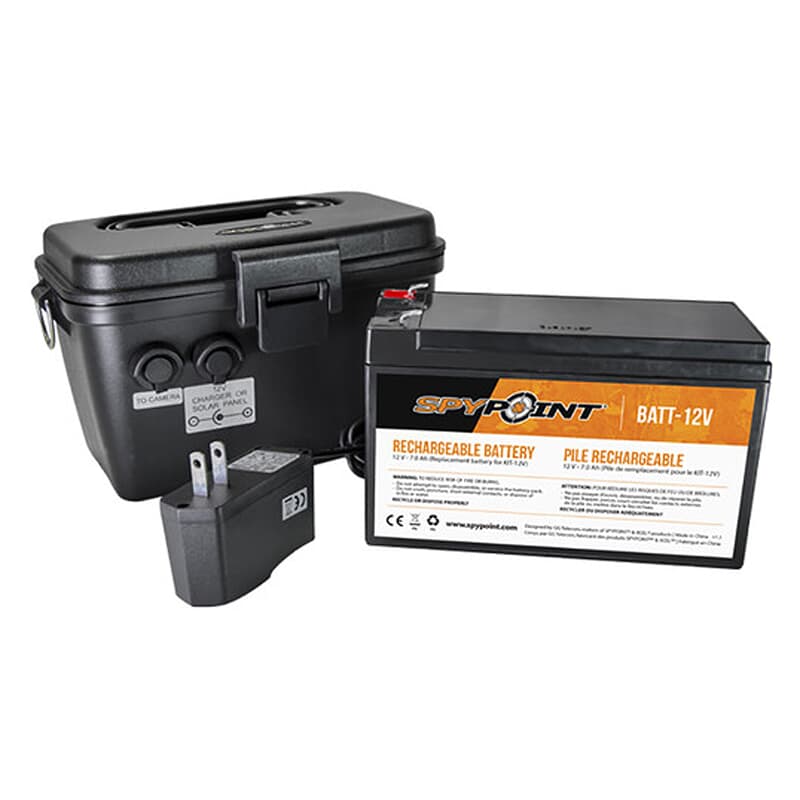 Spypoint 12v Battery, Charger &amp; Housing Kit 05560
