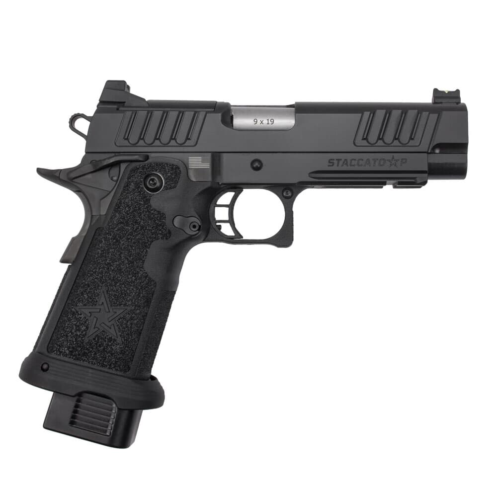 Staccato P Duty V2 9mm DLC/SS  P Optic Ready 12-1200-000003