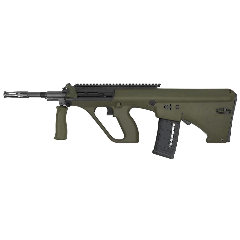 Steyr Arms AUG A3 M1 5.56x45mm NATO 16" 1:9" 1/2x28 TPI Bbl NATO Green Semi-Auto Rifle w/RH Extended Picatinny Rail AUGM1GRNNATOEXT