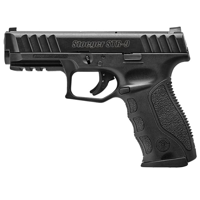 Stoeger STR-9 9mm 4.17" Black 15rd Striker-Fired Pistol w/ 3 Mag, 3 Backstraps, & Night Sights 31722
