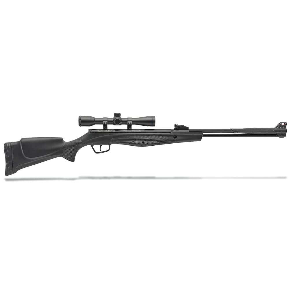 Stoeger S6000-E .22 Cal/1000 FPS Adv. Ergo. Black Synthetic Stock Airgun w/Fiber-Optic Sights and 4x32 Scope 30406