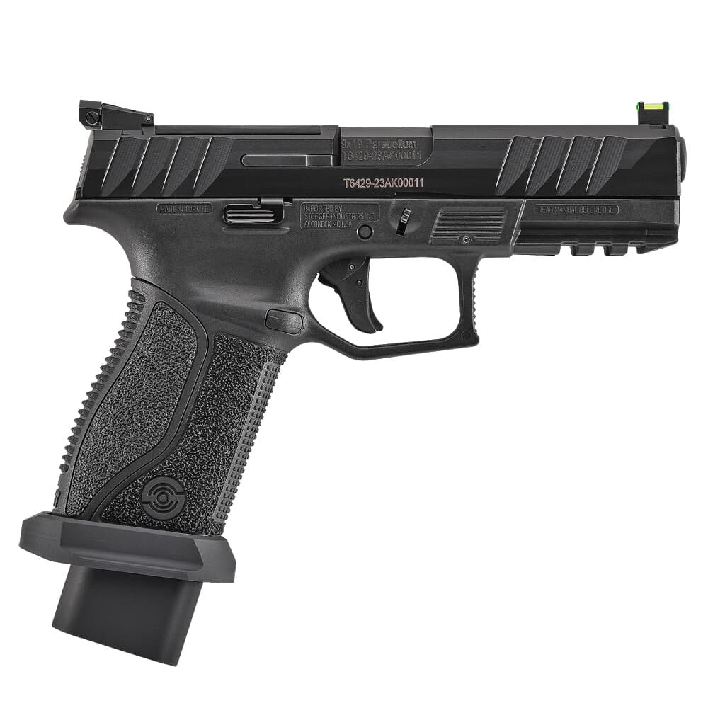Stoeger STR-9 Combat-X Mid-Size 9mm Black 17+1 Striker-Fired Pistol w/(3) 17rd Mags &amp; (3) Addt'l Backstraps 31775