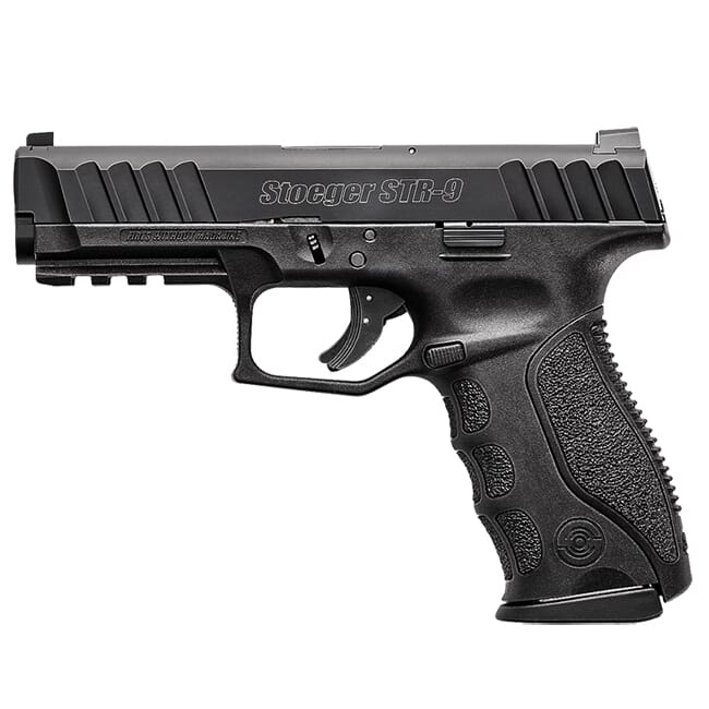 Stoeger STR-9 9mm Black Pistol w/ (3) 10Rd Mags & 3 Backstraps 31725