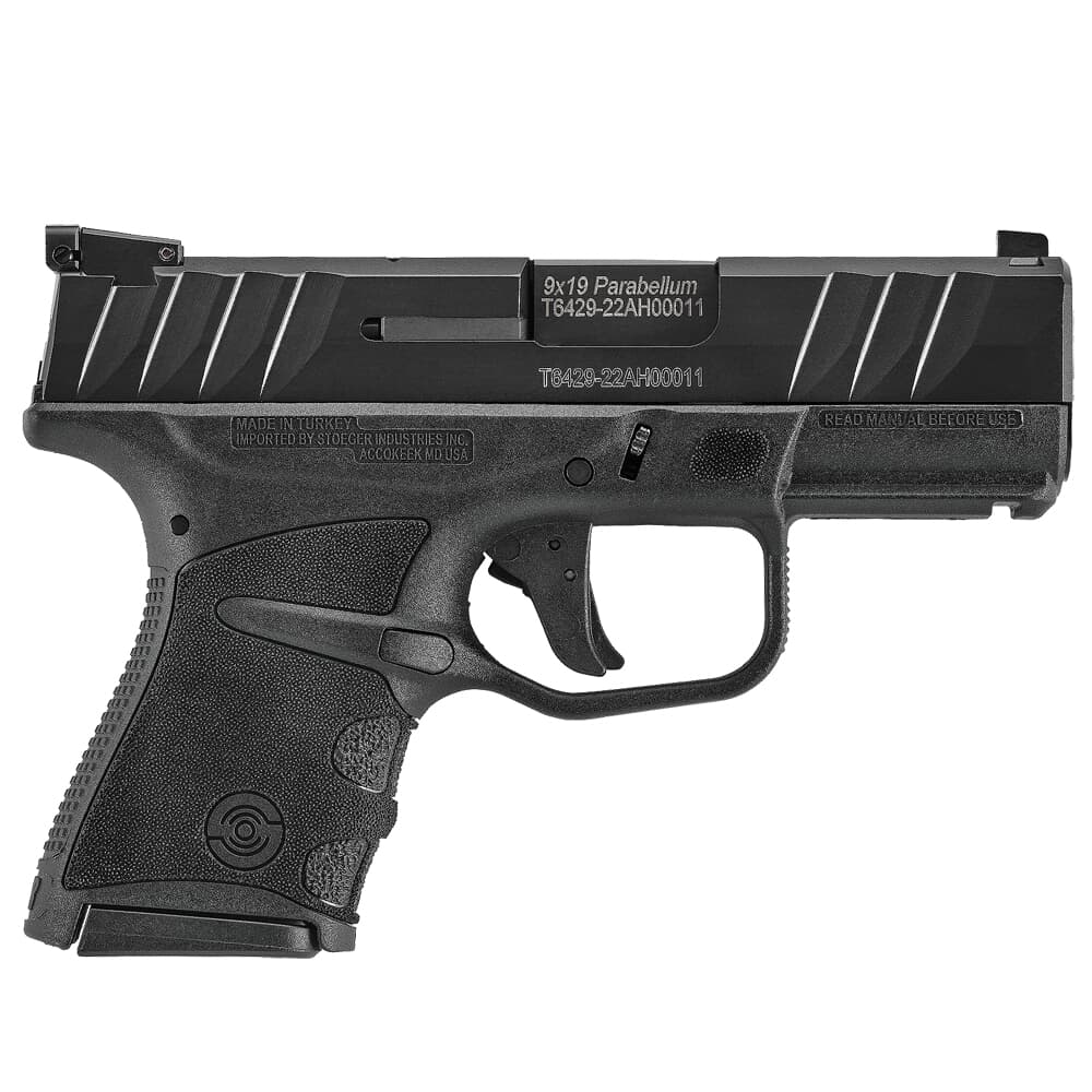 Stoeger STR-9MC 9mm Optic Ready Black Micro-Compact Pistol w/(1) 13rd Mag, (1) 10rd Flush Mag, &amp; Night Sights 31770