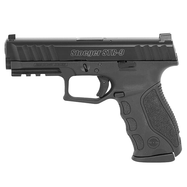 Stoeger STR-9 9mm Black Pistol w/ (3) 10Rd Mags, 3 Backstraps, & Tritium Sights 31726
