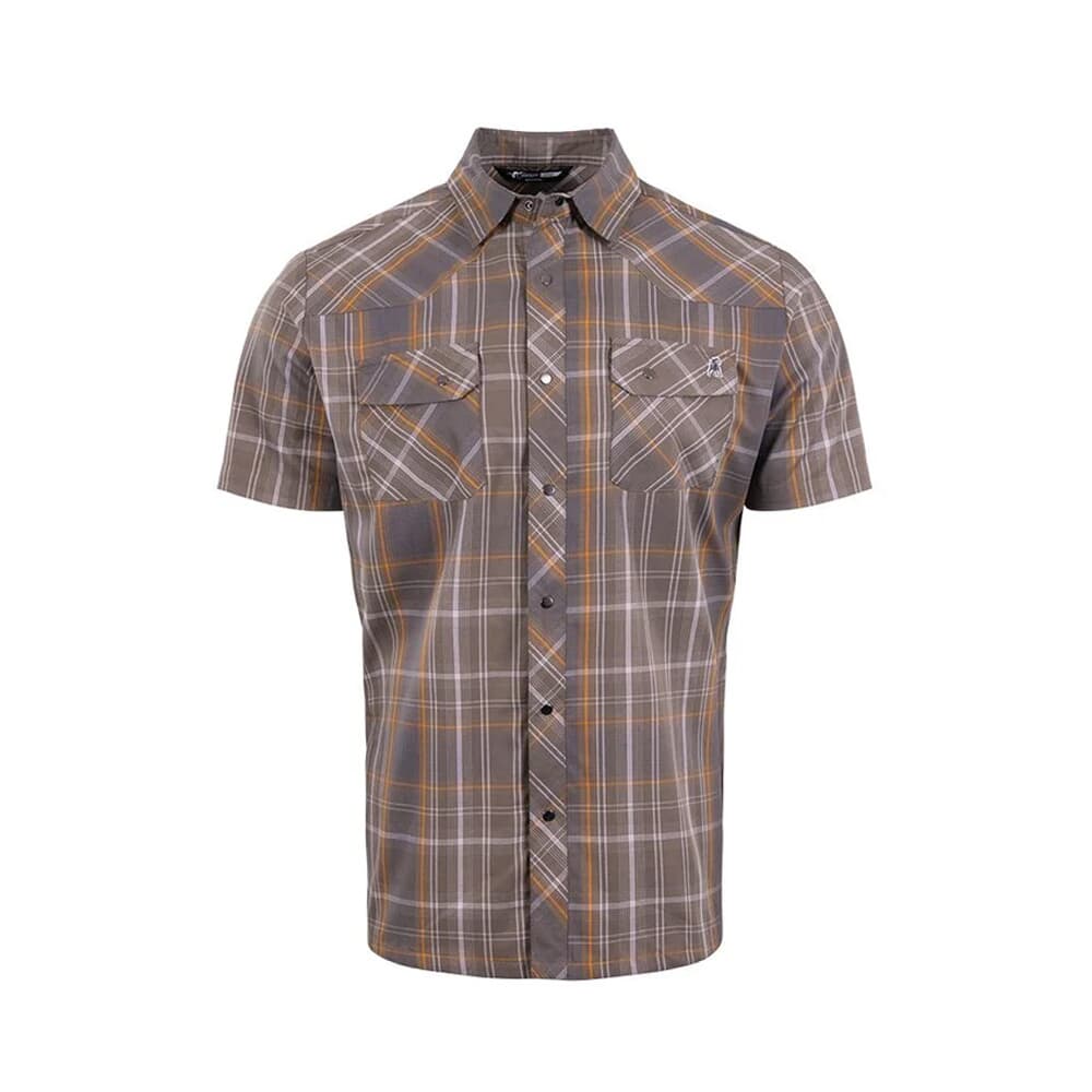 Stone Glacier Breaks Snap Shirt SS Plains Plaid 90001-PL
