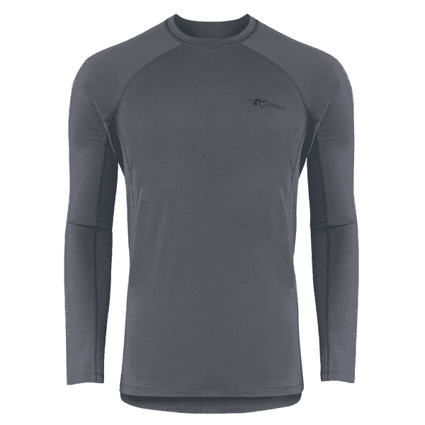 Stone Glacier Chinook Merino Crew LS Granite Grey 10001-GG