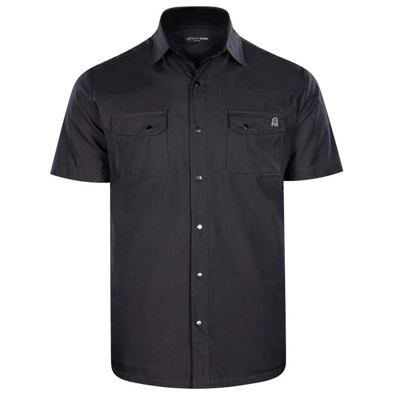 Stone Glacier Breaks Short Sleeve Snap Shirt Carbon XX Large 90001-CA-XXL
