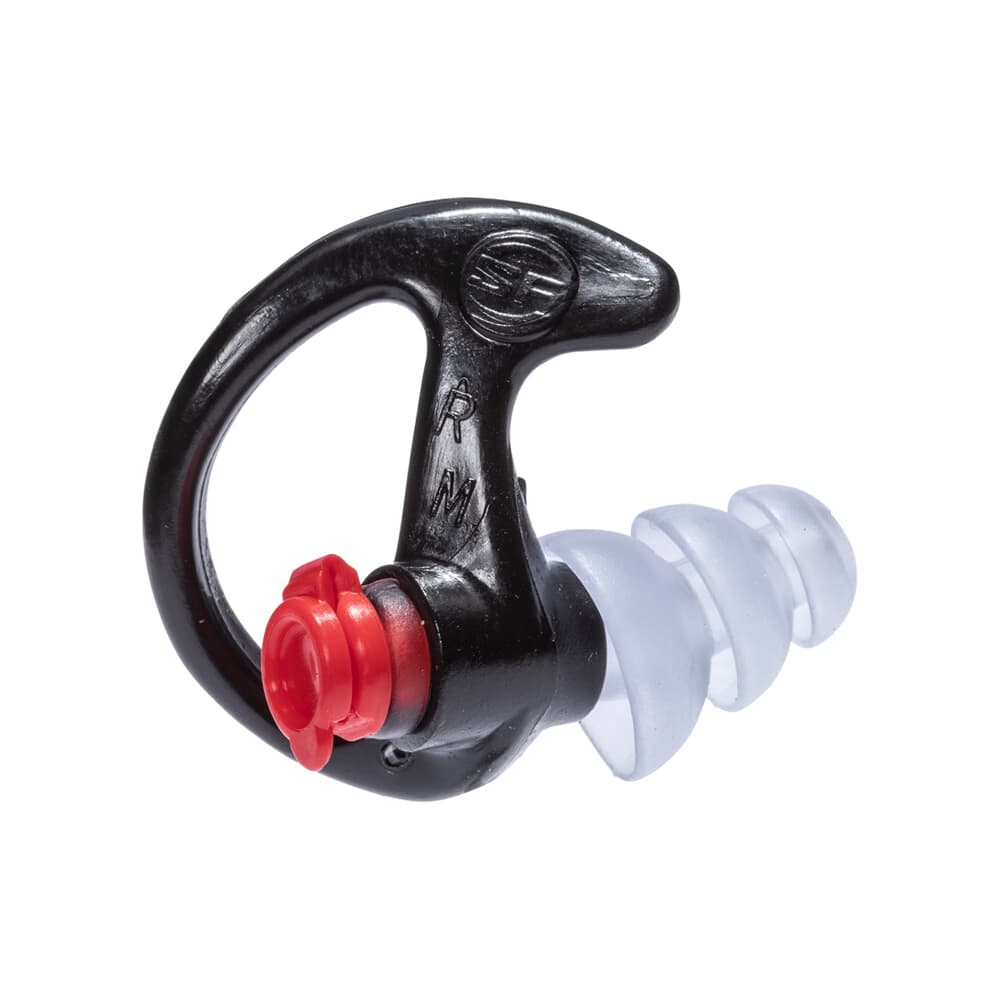 Surefire Triple Flanged, Filtered Earplugs, Medium, 1 Pair, Black Earplugs EP4-BK-MPR