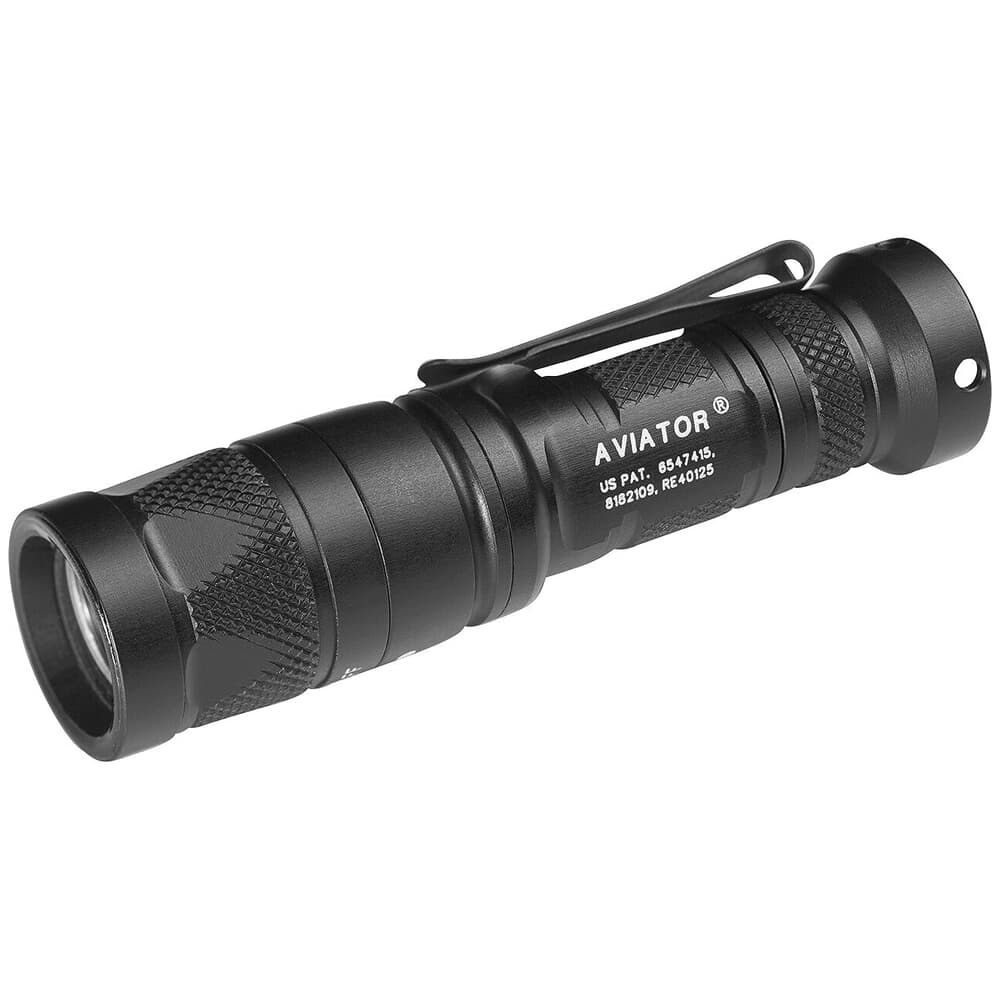 SureFire Aviator 5/250 LU White/450mW Red LED Black Flashlight AVIATOR-RD