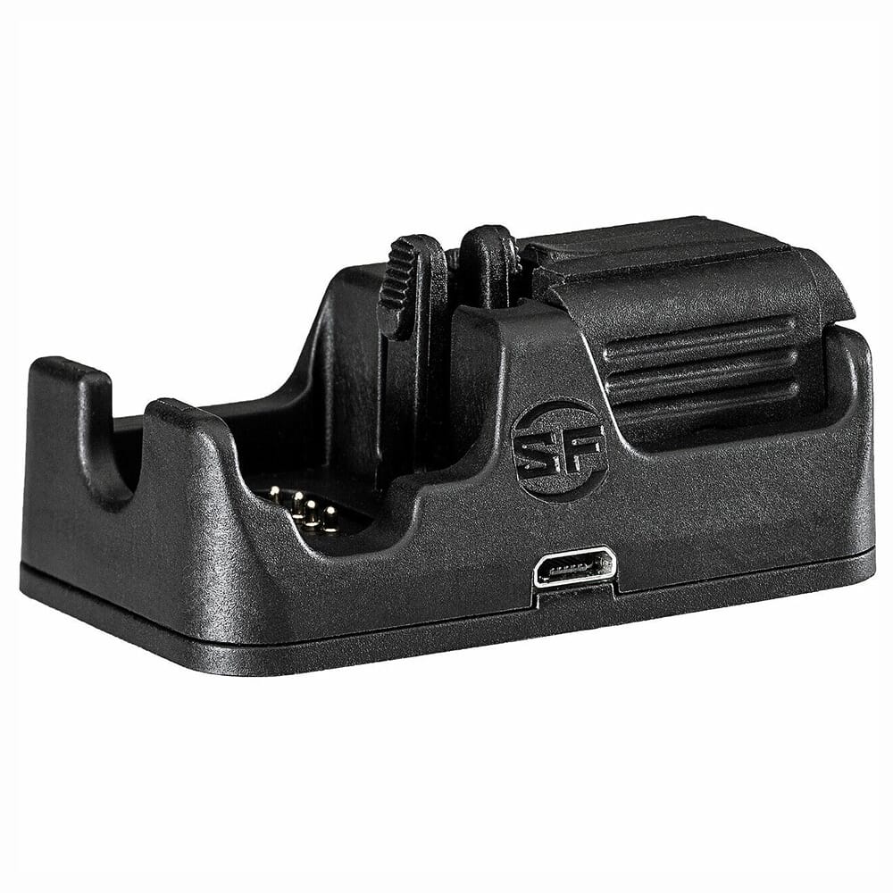 SureFire CH21 Dual-Bay Cradle Charger Kit w/(1) B12 Battery & MICRO-USB to USB-A Cable CH21