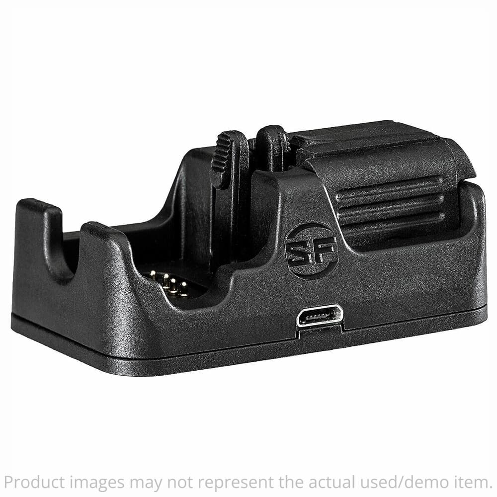 OPEN BOX DEMO SureFire CH21 Dual-Bay Cradle Charger Kit w/(1) B12 Battery &amp; MICRO-USB to USB-A Cable CH21 - Damaged Packaging, Item New USED10599