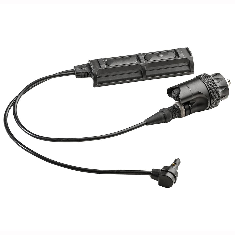 SureFire Scout Light Black Low-Current Rail Tape Switch w/7&quot; Insight Tech/Atpial Laser Cable DSE-SR07-D-IT-BK