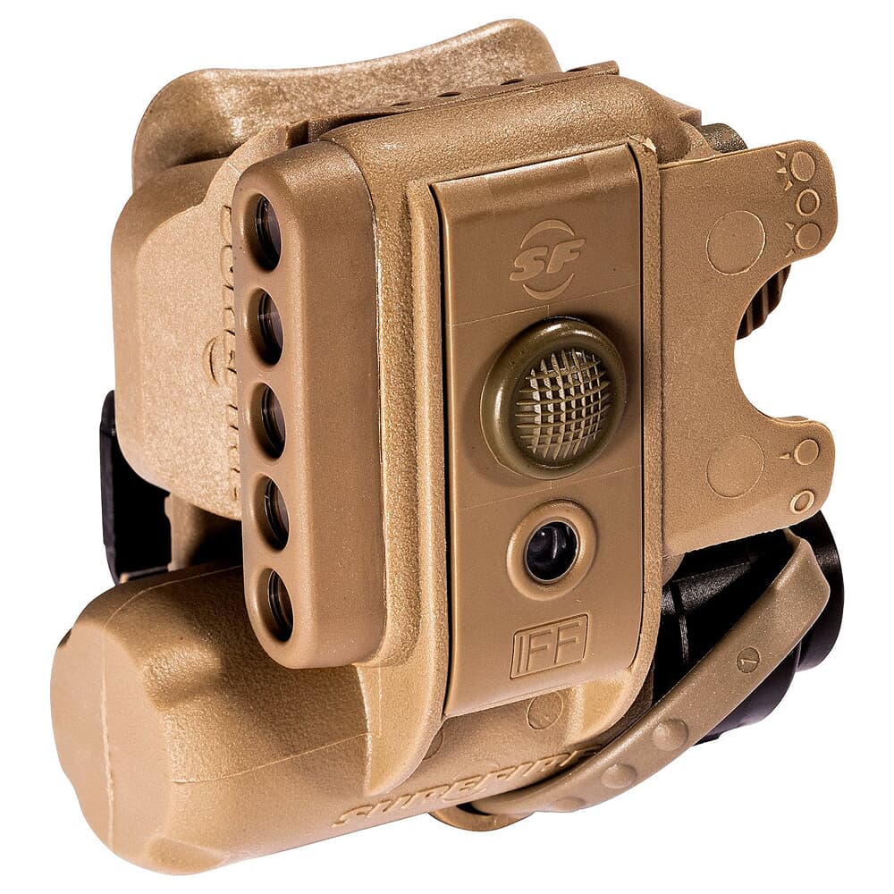 SureFire 1.4-19.2 LU Red/White/IR LED Tan Helmet Light HL1-C-TN