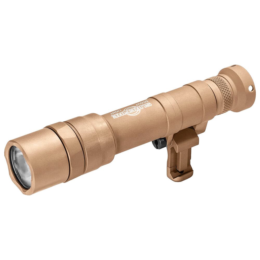 SureFire M640DF-Pro Duel-Fuel 1500 LU Tan Scout Light Pro w/ Picatinny Rail/M-LOK Swivel Mount M640DF-TN-PRO