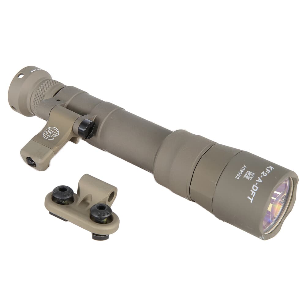 SureFire M640-Pro Tan Dual Fuel Scout Light w/Picatinny Rail/M-LOK Swivel Mount M640DFT-TN-PRO