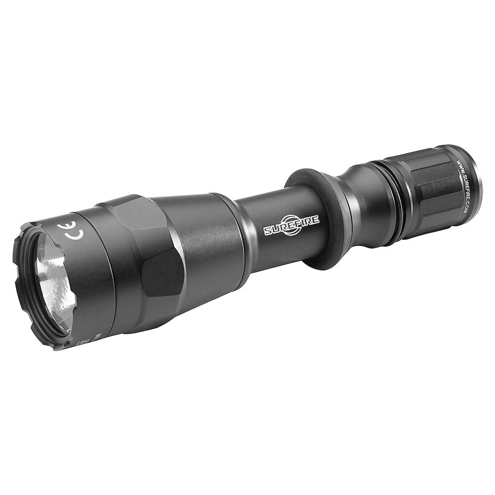 SureFire P1RZ Dual-Fuel 1500 LU LED Combat Flashlight w/Grip Ring P1RZ-B-DFT