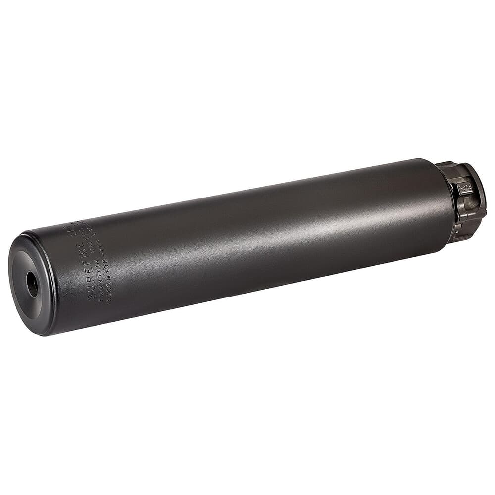 SureFire SOCOM408-ELR Ti .408 Cal Black Suppressor w/ Fast-Attach Mount SOCOM408-ELR-BK