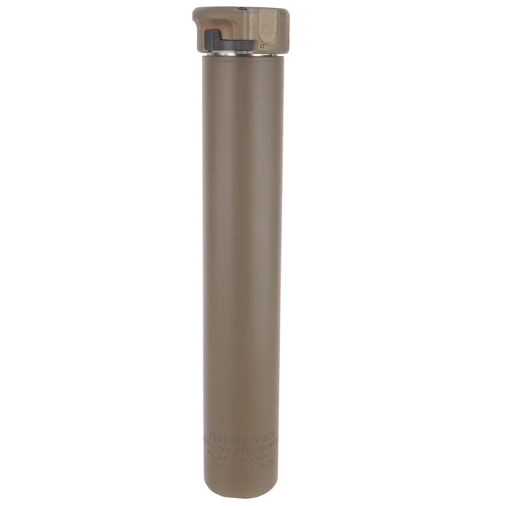 SureFire SOCOM762 Gen II .30 Cal Dark Earth Machine Gun Suppressor w/ Fast-Attach Mount SOCOM762-MG2-DE