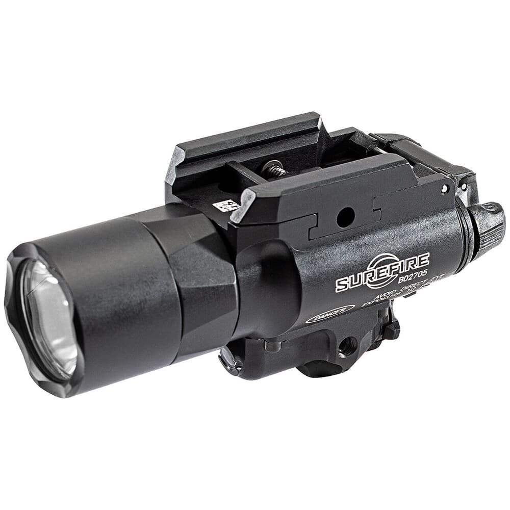 SureFire X400U-A Ultra 1000 LU Black Handgun WeaponLight w/ Red Laser X400U-A-RD