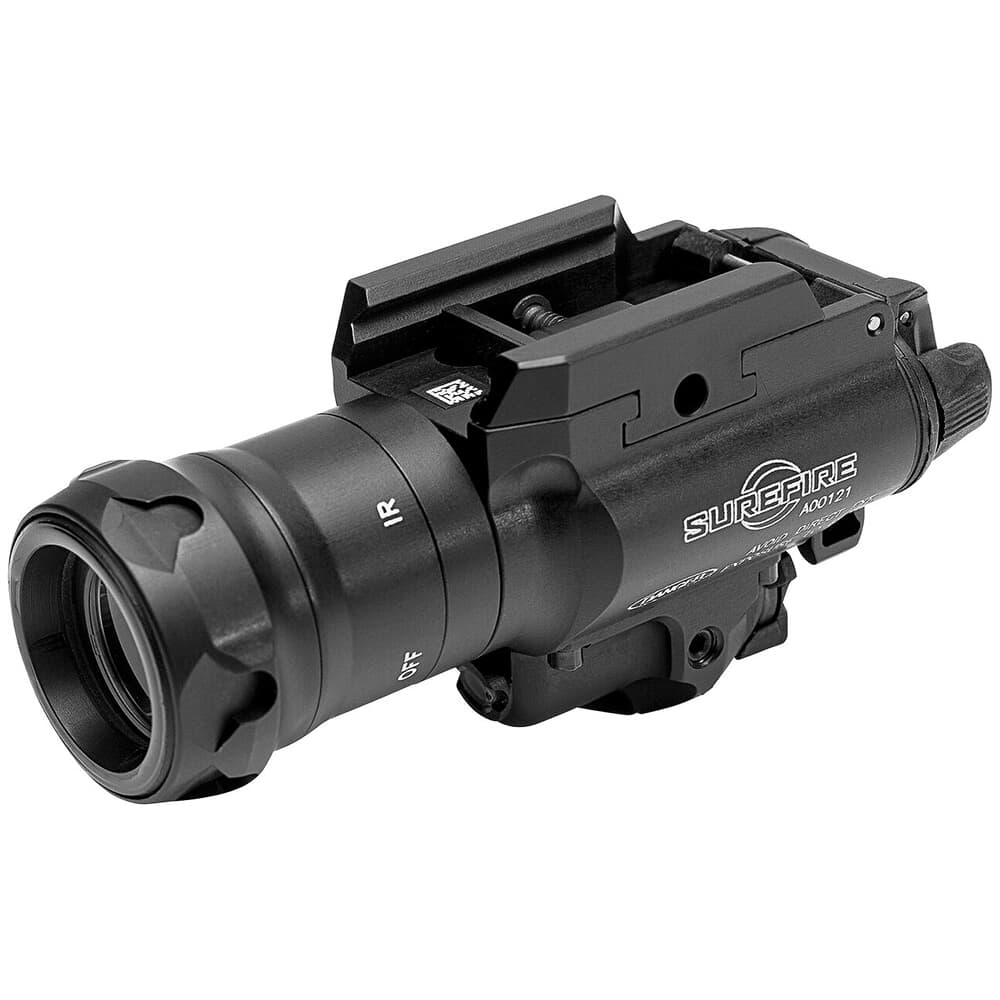 SureFire X400VH-B Vampire 350 LU/120mW Handgun Holster WeaponLight &amp; &lt;0.7mW Infrared Laser for MasterFire RDH X400VH-B-IRC