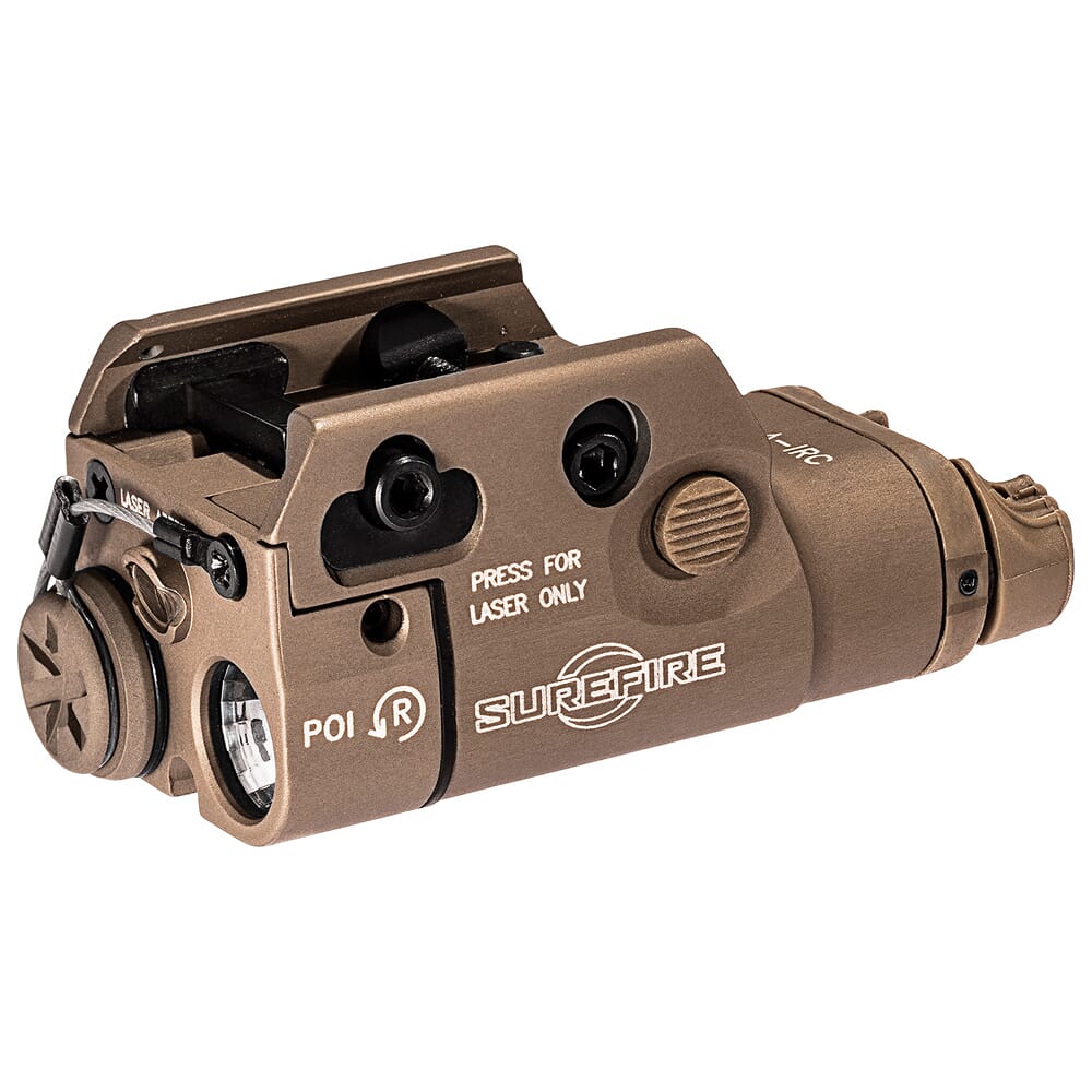 SureFire XC2-A-IRC Ultra-Compact MaxVision 300mW IR Tan Handgun WeaponLight w/ 850nm IR Laser XC2-A-IRC-TN