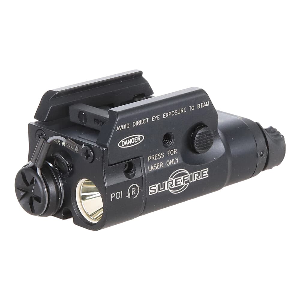 SureFire XC2-B Ultra-Compact 300 LU Pistol Light w/635nM Red Laser &amp; T-Slot Rail Mount XC2-B-RD