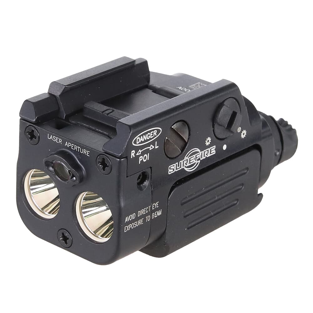 SureFire XR2-A 800 LU Compact Rechargeable Pistol Light w/515nM Green Laser &amp; Universal/Picatinny Clamp Mount XR2-A-GN