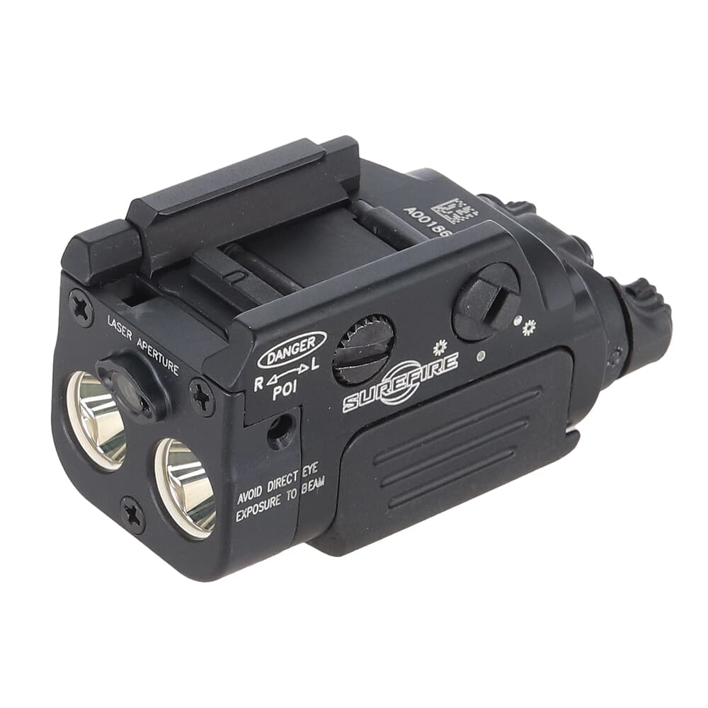 SureFire XR2-A 600 LU Compact Rechargeable Pistol Light w/635nM Red Laser &amp; Universal/Picatinny Clamp Mount XR2-A-RD