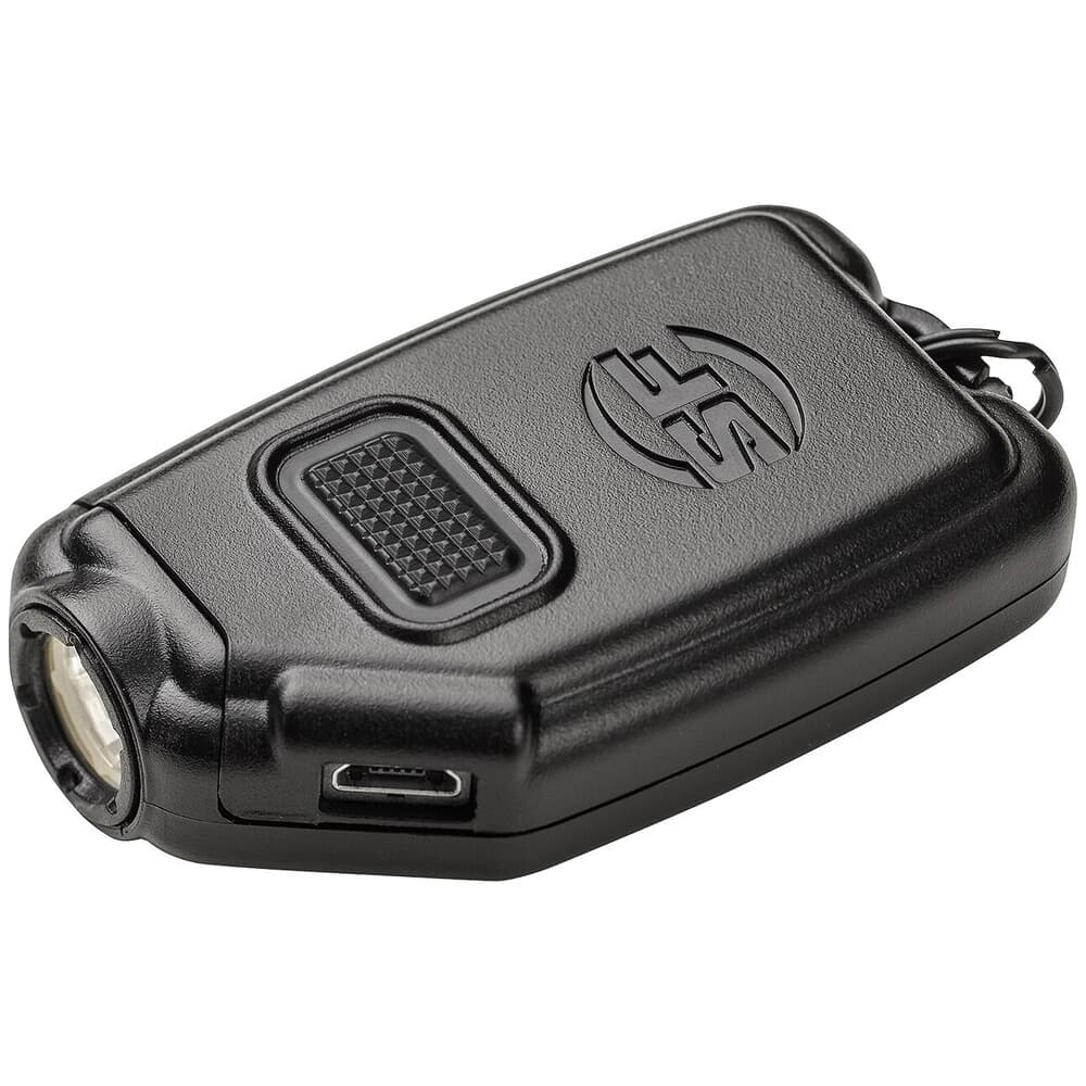 SureFire Sidekick Ultra-Compact Multi-Output 5/60/300 LED Black Keychain Flashlight SIDEKICK-A