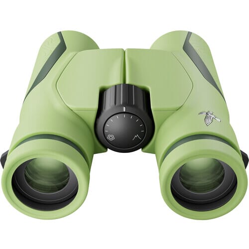 Swarovski MY Junior 7x28 Jungle Green Binoculars w/Bag, Carrying Strap, Compact Eyepiece Cover & Natures Notes Notebook 38000