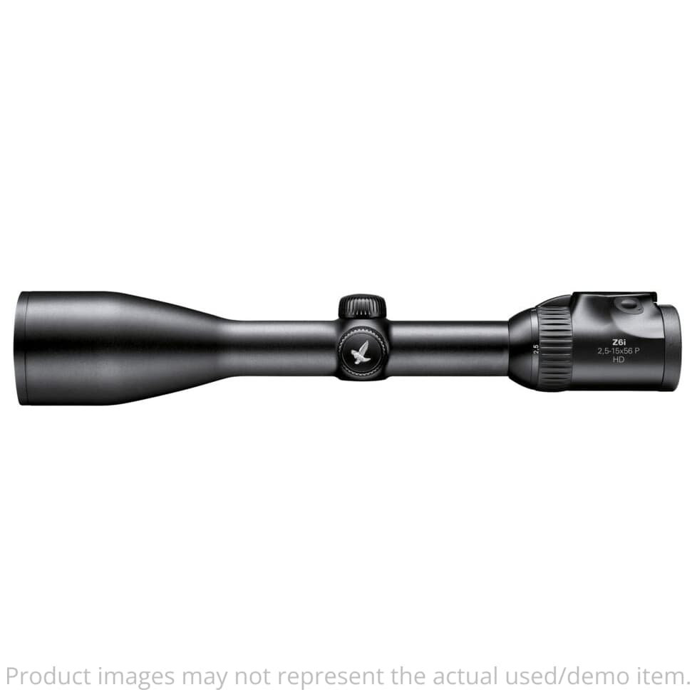 USED Swarovski Z6i 2.5-15x56 BRH-I - Matte Black 69537 - Mount Marks USED9905