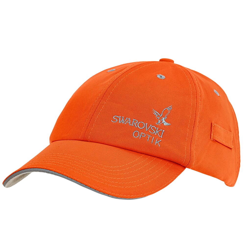 Swarovski Orange Cap w/Fold-Down Ear Flaps 60097