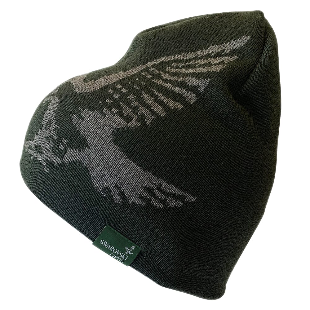 Swarovski Green Merino Large Hawk Beanie 60305 For Sale