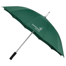 Swarovski 12-Panel Push-Button Open 43.3" Green Umbrella 60379