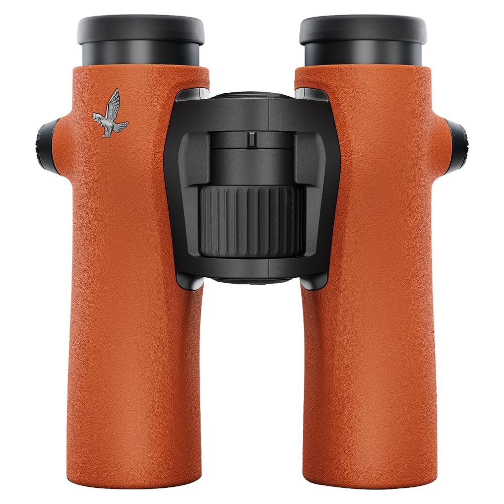 Swarovski NL Pure 10x32 Burnt Orange Binoculars w Sidebag  Strap  Eyepiece  Lens Cover  and Cleaning Kit 36243