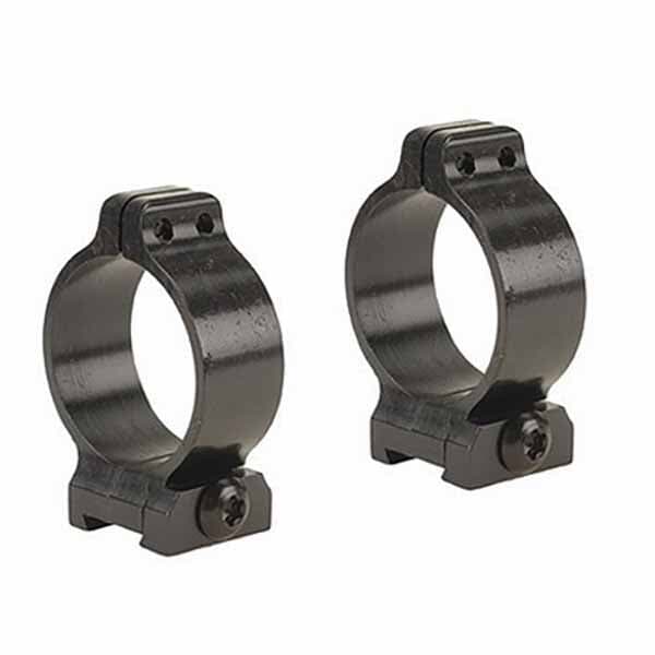 Talley Steel 1&quot; Screw Lock Detachable Low Scope Rings 200003