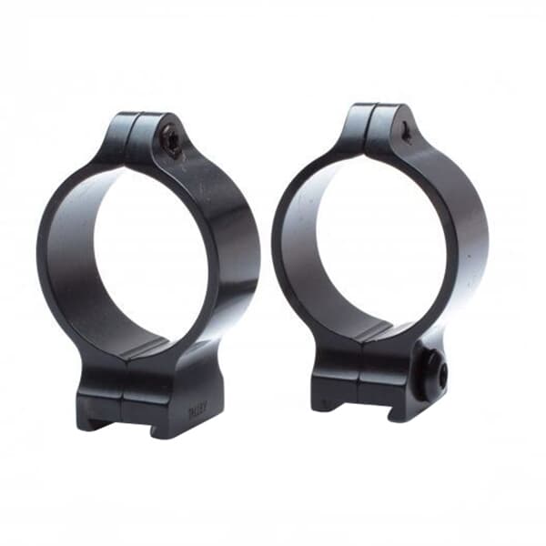 Talley Matte Steel 30mm Fixed Med Scope Rings M300004
