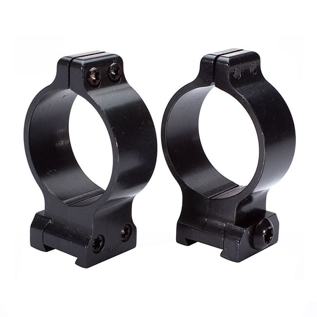 Talley Matte Steel 30mm Screw Lock Detachable Med Scope Ring M400004