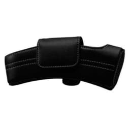 Taser Bolt Black Leather Case with White Stitiching Holster 39027