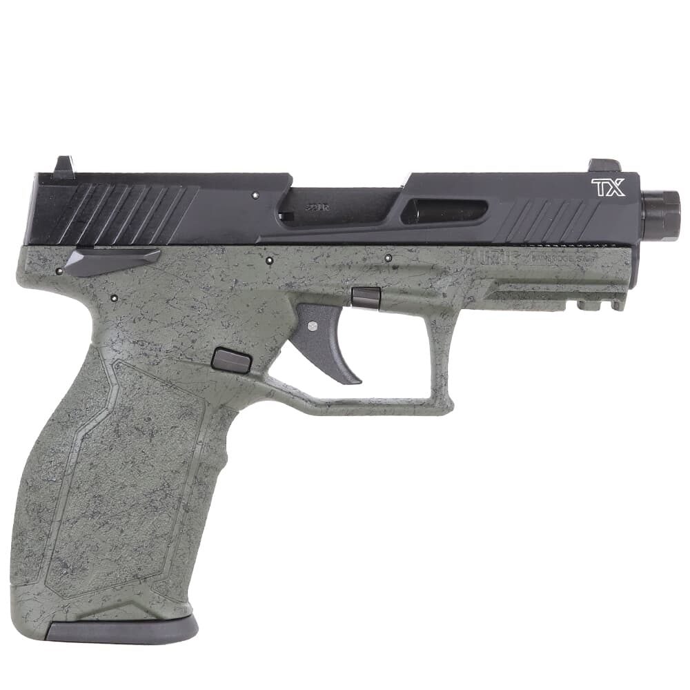 Taurus 2TX22 .22 LR 4&quot; ODG Splat BK/BK Pistol w/(1) 16rd Mag &amp; (1) 22rd 1-2TX22141SP2